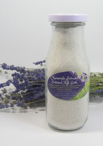 Chamomile Lavender Oatmeal Milk Bath